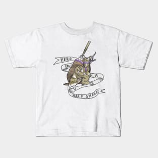 Armadillo hero in a half shell! - 90s vintage parody design Kids T-Shirt